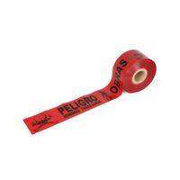 Rollo de cinta de peligro Rojo 200 metros