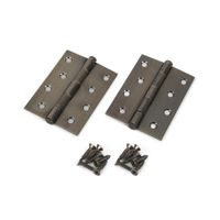Bisagra Capuchina fierro Quemado 4""x3"" x 2 unidades