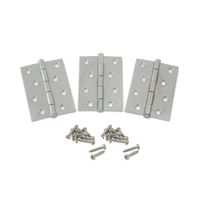 Bisagra Capuchina Zincada 4""x3"" x 3 unidades