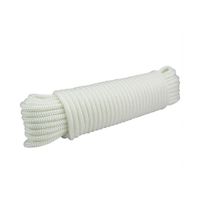 Driza de polipropileno trenzado amarillo 1/4"" x 30 metros
