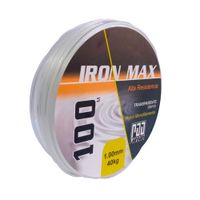 Cuerda de nylon transparente para pescar 1 mm x100 metros