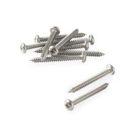 Torn cabeza PAN Acero Inox 8x1 1/2"" x10 unidades