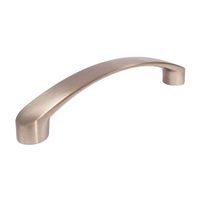 Tirador Níquel Satinado Cristal 128 mm