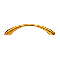 Tirador Dorado Satinado Ferrara 96 mm