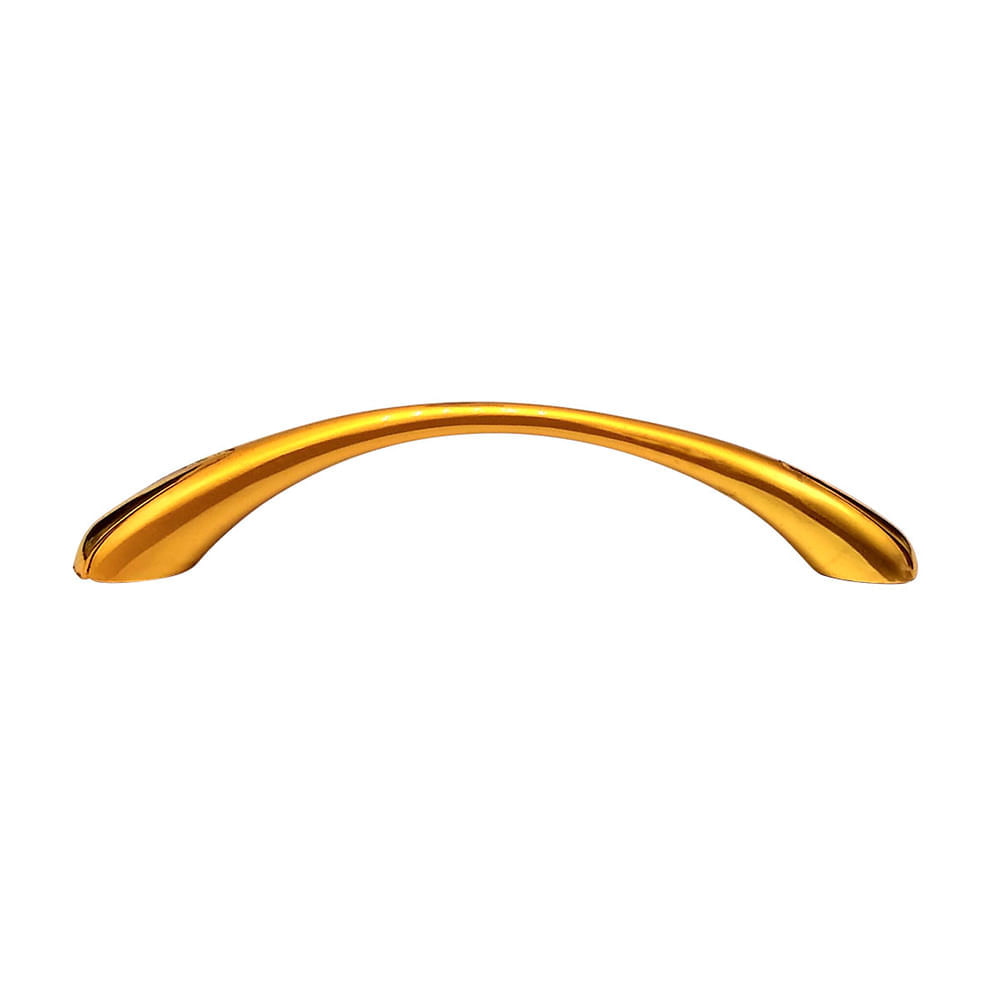 Tirador Dorado Satinado Ferrara 96 mm