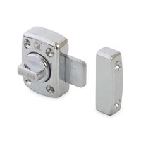 Seguro para ventana zincado cromado pulido 30 mm