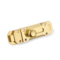 Picaporte zincado Oro 4""