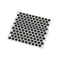 Tapa para tornillo autoadhesiva Negra 9 mm
