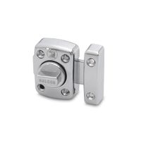 Seguro para ventana zincado acerado satinado 30 mm
