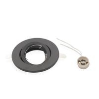 Spot para dicroico Llano Lightech 11cm Negro