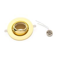 Spot para dicroico Ojo de Buey Lightech 11cm Dorado