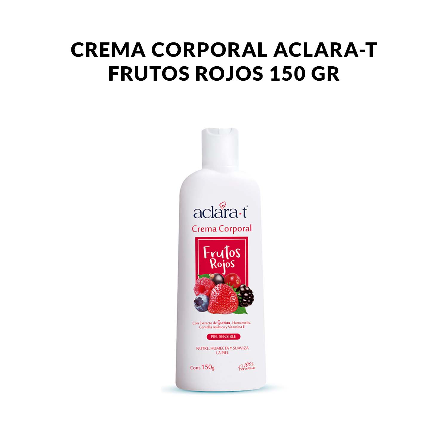 Crema Corporal Aclara-T Frutos Rojos 150gr