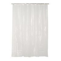 Cortina de Baño con Aros Naranja 180x180cm Peva Quadros