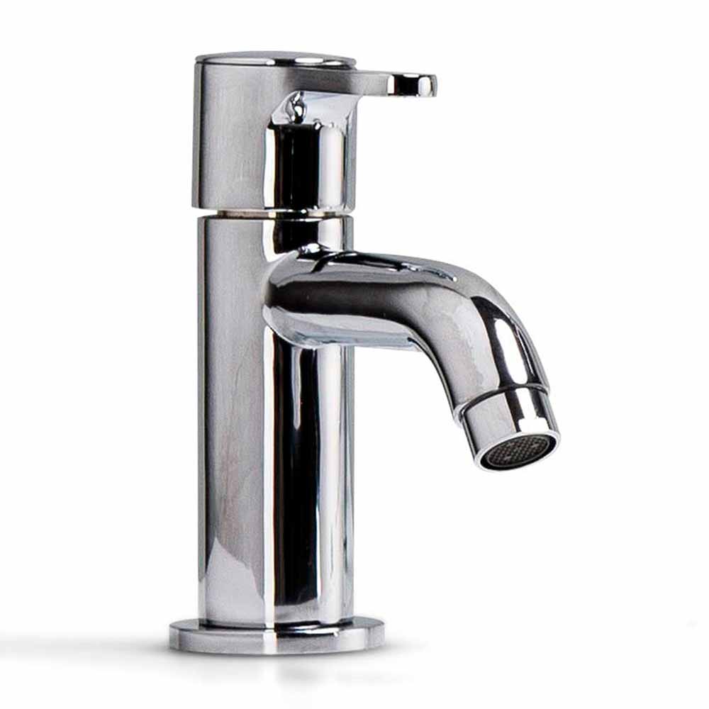Llave de Lavatorio Vainsa Maui Baja Plata Cromada