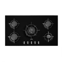 Cocina Encimera Sole SOLCO033 Vidrio Templado 86cm 5 hornillas