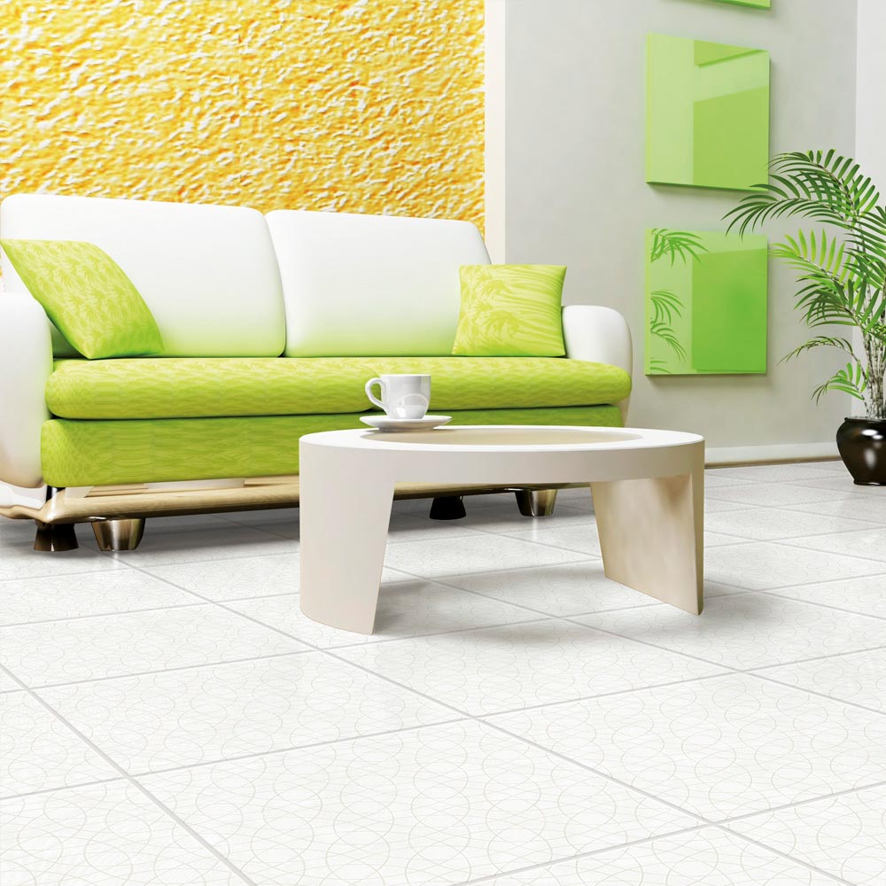 Piso Cerámico Liso Piave Blanco 45x45 cm Caja: 2.03 m2