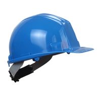 Casco de seguridad Jockey 4 puntas con Rachet Azul