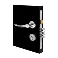 Cerradura para embutir Puerta Principal Acero Inoxidable Onda Derecha