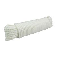 Driza de polyester trenzada para tendedero Blanca x 30 metros