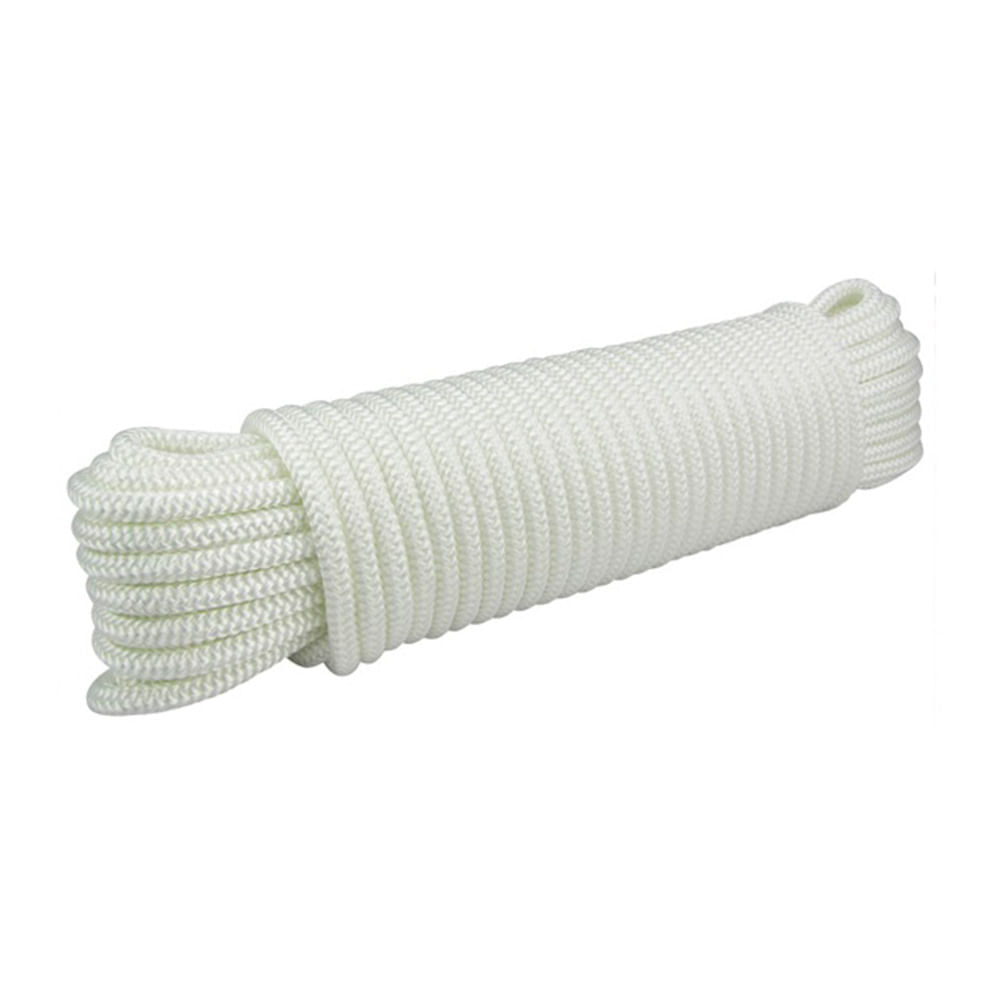 Driza de polyester trenzada para tendedero Blanca x 30 metros