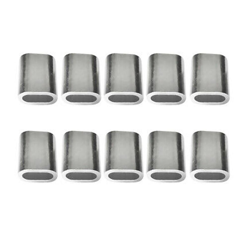Presilla para cable 1/16"" x 10 piezas