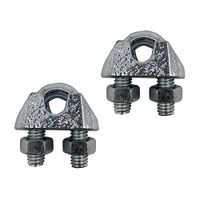 Grampa para cable 1/8"" x 2 piezas