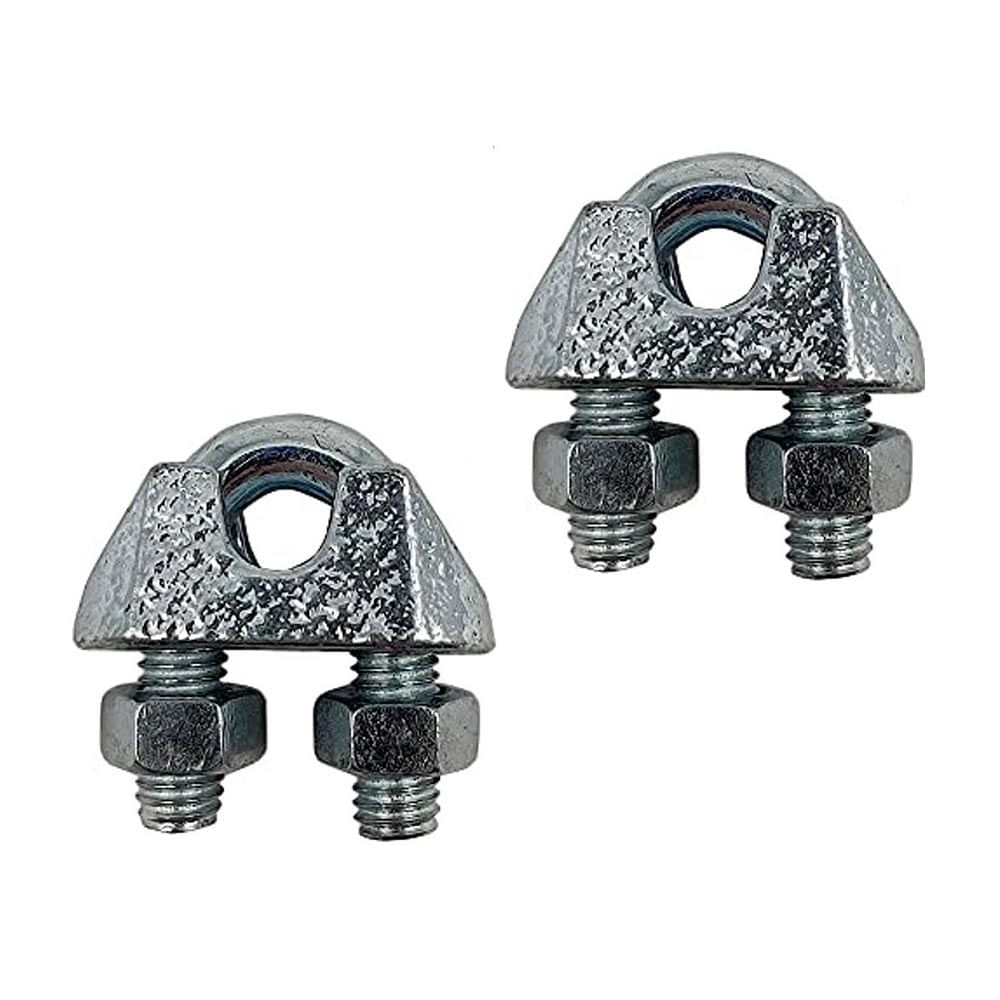 Grampa para cable 1/8"" x 2 piezas