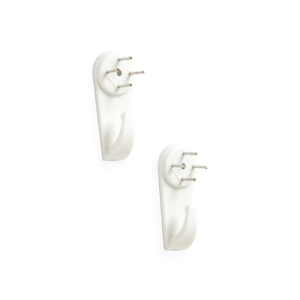 Ganchos de plástico mágico 5cm x 2 unidades