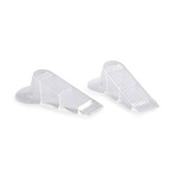 Tope cuña para puerta transparente x 2 unidades