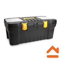 Caja de herramientas con tapa organizadora 24""