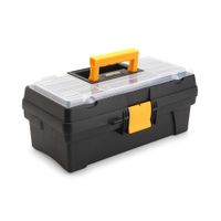Caja de herramientas con tapa panal 14""