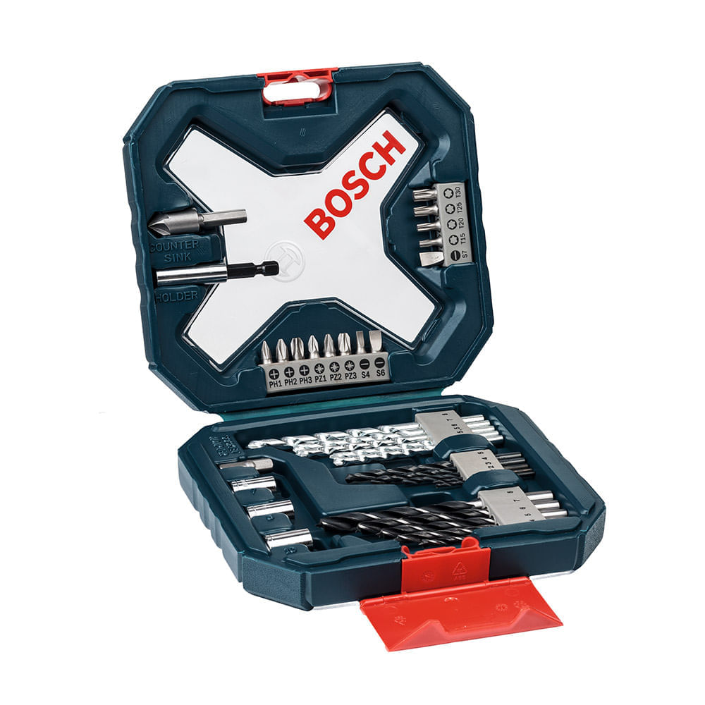 Brocas y puntas para madera y concreto Xline x34 piezas