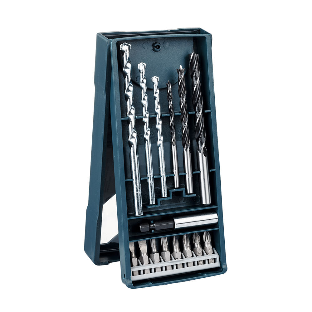Brocas y puntas para madera y concreto Xline x15 piezas