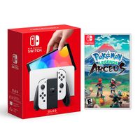 Consola Nintendo Switch Modelo Oled Blanco + Pokémon Legends Arceus