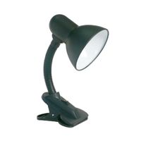 Lámpara de escritorio Clip Negra E-27