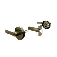 Manija para baño semi recta Forte Bronce Antiguo