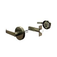 Manija para dormitorio semi recta Forte Bronce Antiguo