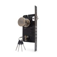 Cerradura de embutir Onda 3G Derecha Bronce Antiguo