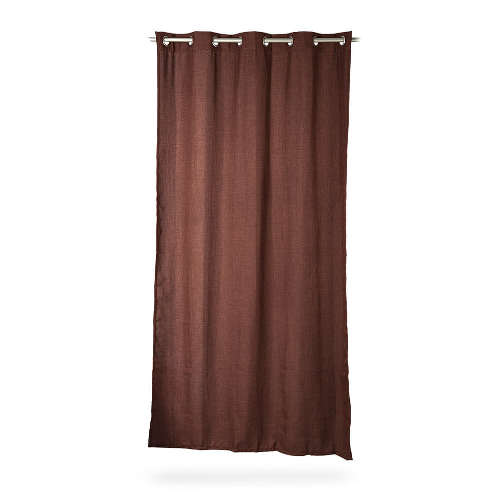 Cortina de tela Chocolate 140x250cm