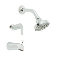 Mezcladora Monocomando para ducha-tina Tahiti con salida Tecno