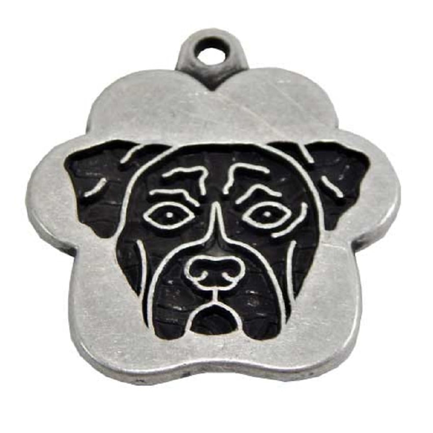Placa de Identificación para perro Boxer vintage