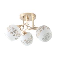 Lámpara Colgante Orange Deysi 3 Luces E27 Dorado