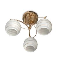 Lámpara Adosable Orange Milena 3 Luces E27 Dorado