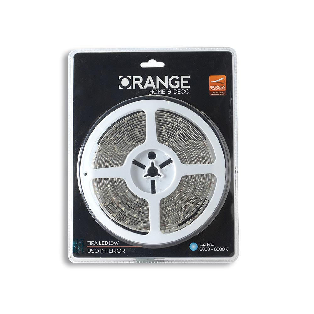 Tira de luces LED 18W Luz Blanca 5 metros