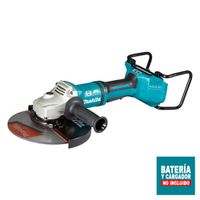 Esmeril Angular Inalámbrico Makita BL XPT AWS FE 18Vx2 9"" DGA901Z sin Batería ni Cargador