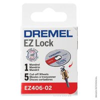 Kit Discos De Corte Dremel Ez-Lock+5 Discos Corte Metales