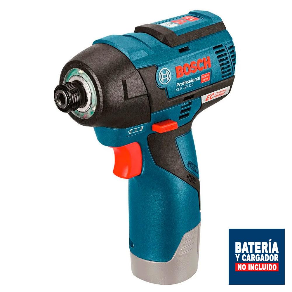 Llave de Impacto Inalámbrico Bosch 12V GDR 12V-110 1/4"" sin Batería ni Cargador