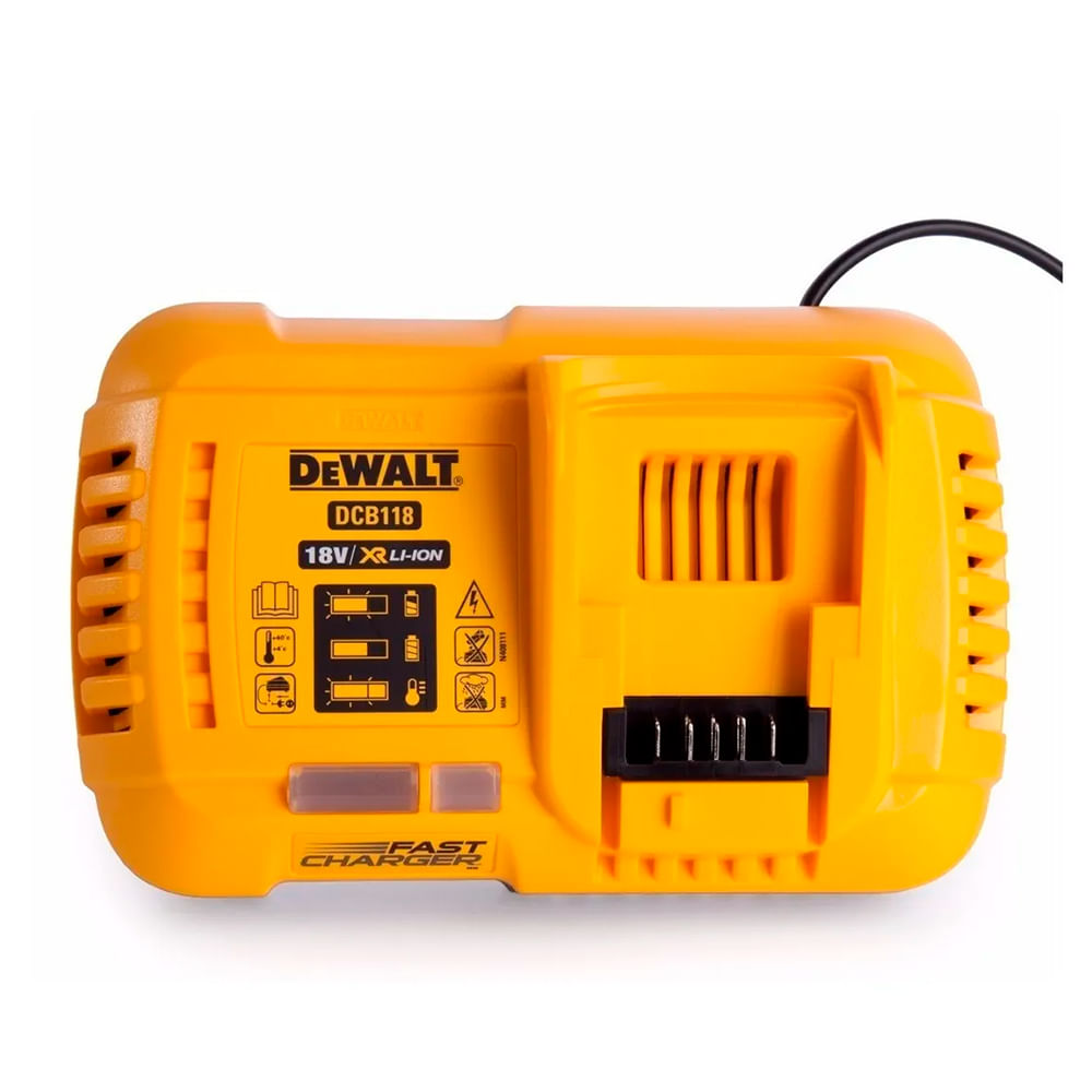 Cargador Rapido Dewalt Baterias DCB118 Flexvolt 20V 60V