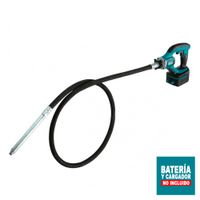 Vibrador de Concreto Inalámbrico Makita 18V 1"" 12.500 VPM DVR850Z sin Batería ni Cargador