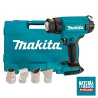 Pistola de Calor Makita DHG181ZK LXT 18V 550°C 2 Vel sin Baterías